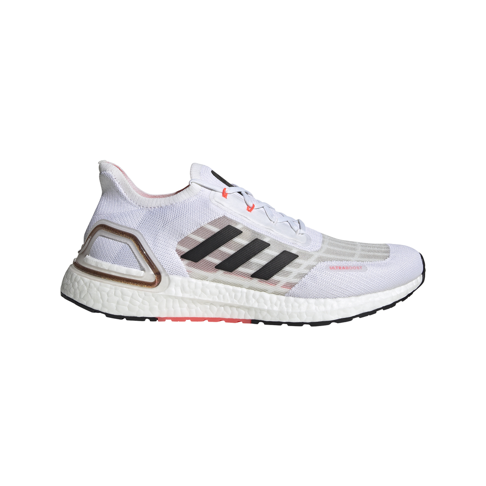 adidas Hombre Ultraboost Summer.Rdy Running - Zapatos negros, Blanco/Negro,  7, Blanco/Cblack/Rosa