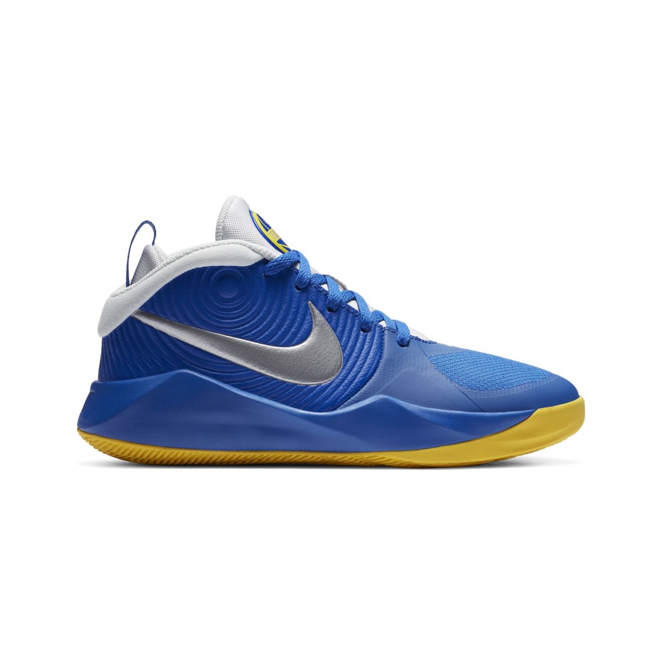 Zapatilla de baloncesto - Junior - Nike Team Hustle D 9 AzulPlata AQ4224-404 | ferrersport.com online de deportes