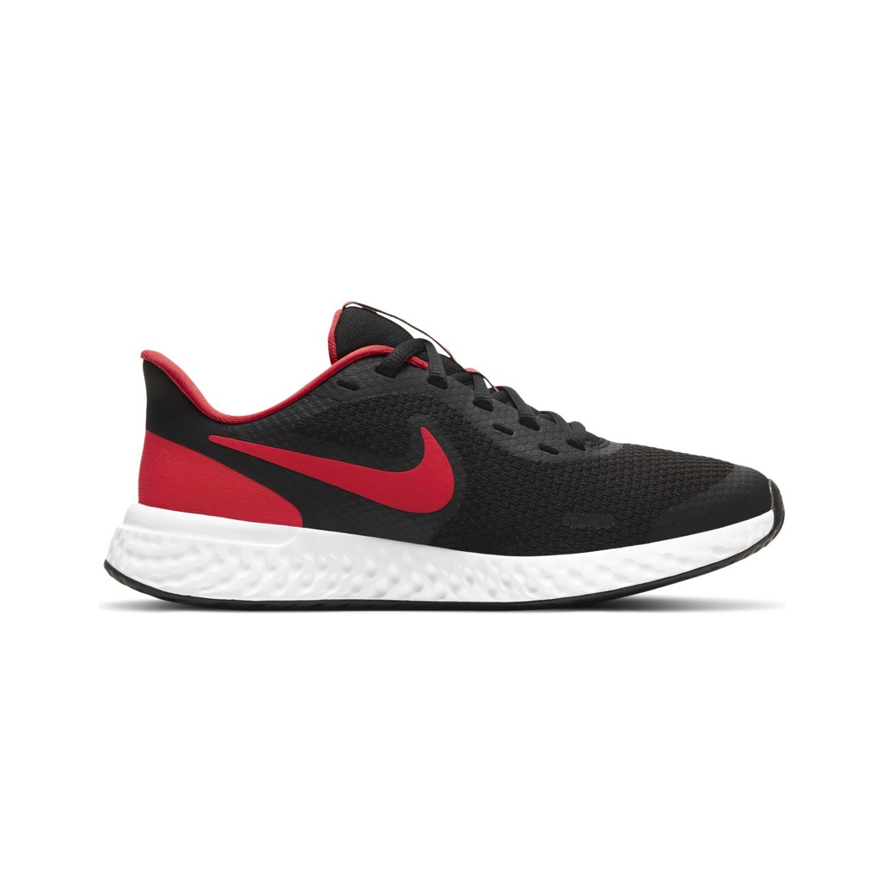 Zapatilla de - Junior - Nike Revolution 5 NegroRojo BQ5671-017 | ferrersport.com | Tienda online de deportes