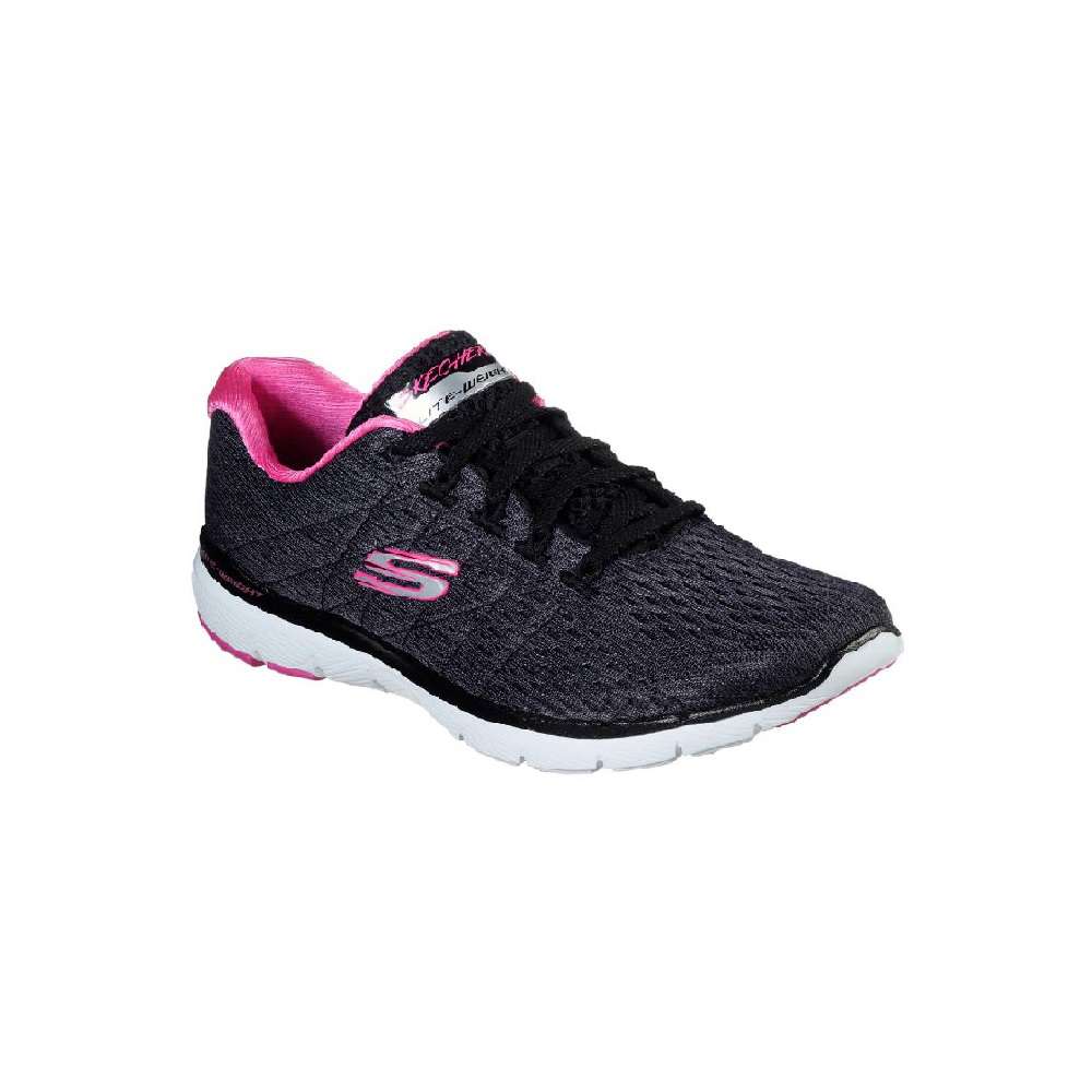 Skechers Flex Appeal 3.0 GrisNegro 