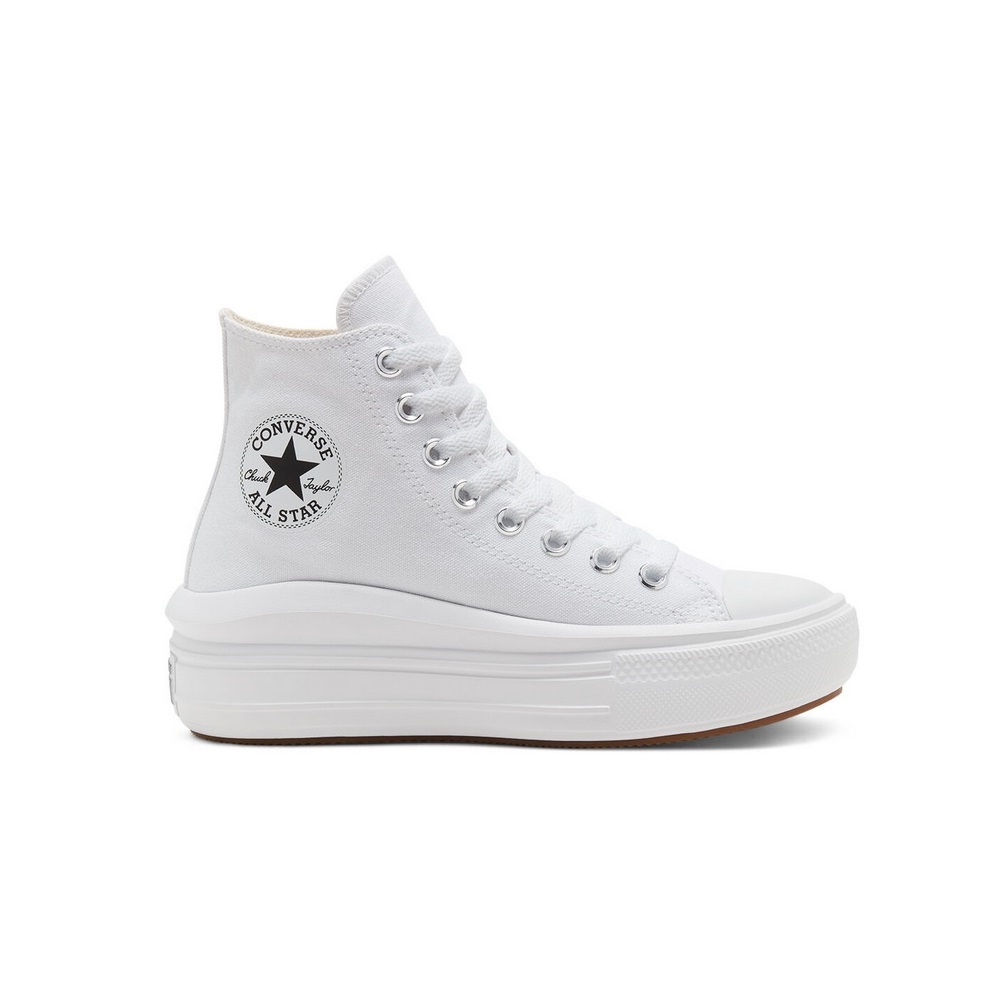 Bota Converse Chuck Taylor All Star Move High Top Blanco - 568498C | ferrersport.com de deportes