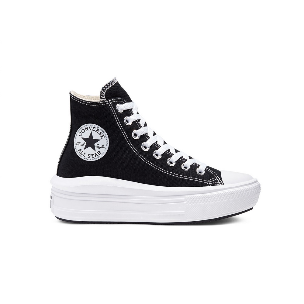 Bota Chuck Taylor All Star Move Top Negro - 568497C | Ferrer sport | Tienda online de deportes