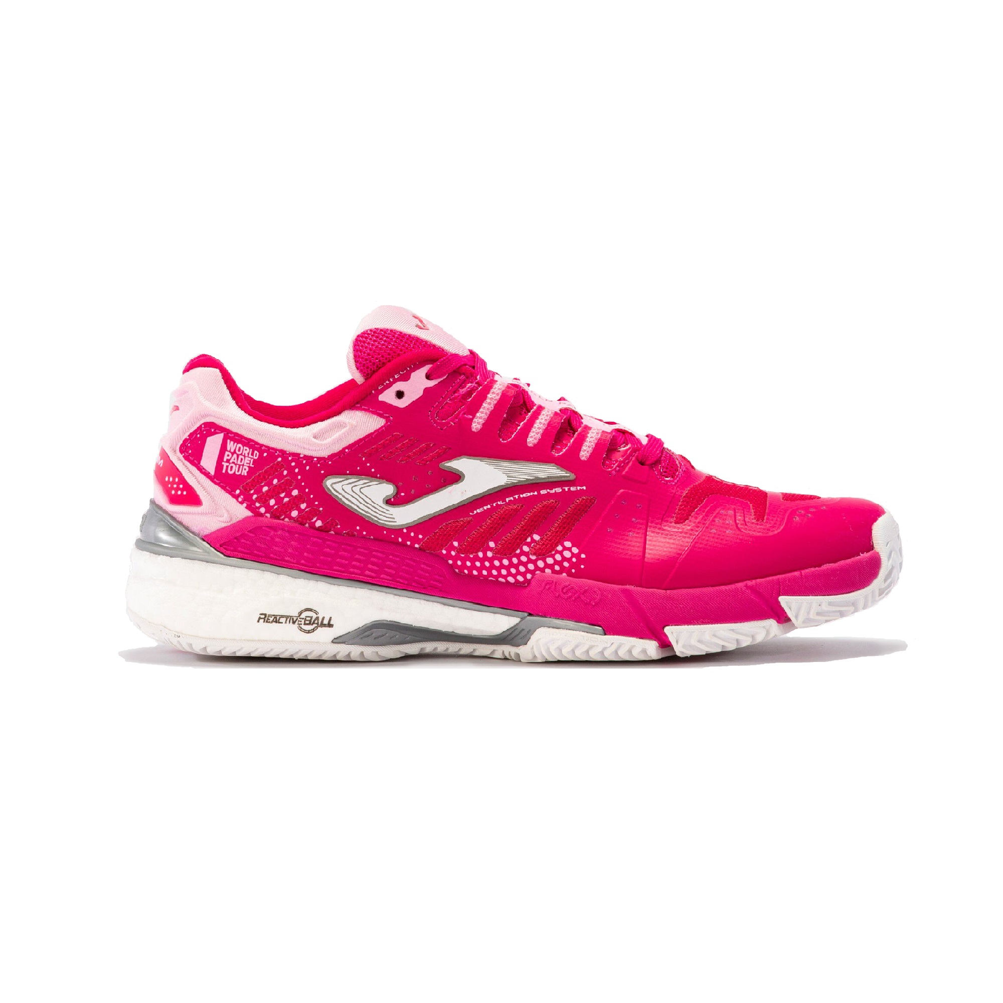 Zapatillas Joma Set 21 mujer blanco fucsia