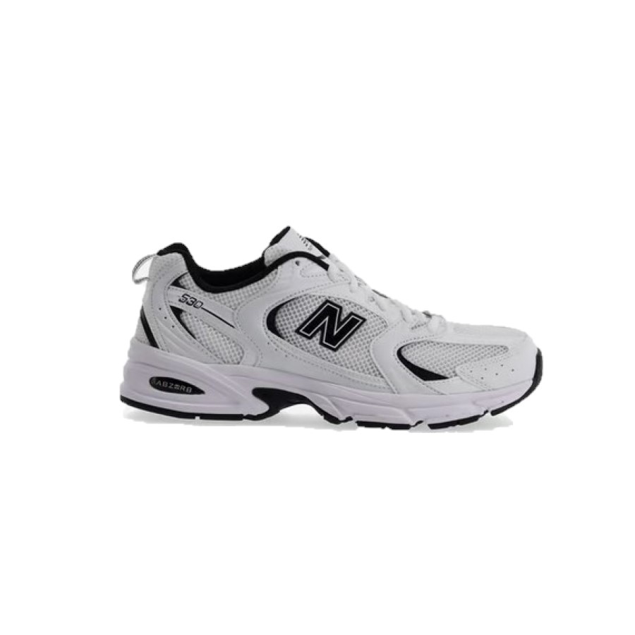 Zapatilla casual hombre - New Balance - MR530EWB - Blanco/Negro - Vista lateral