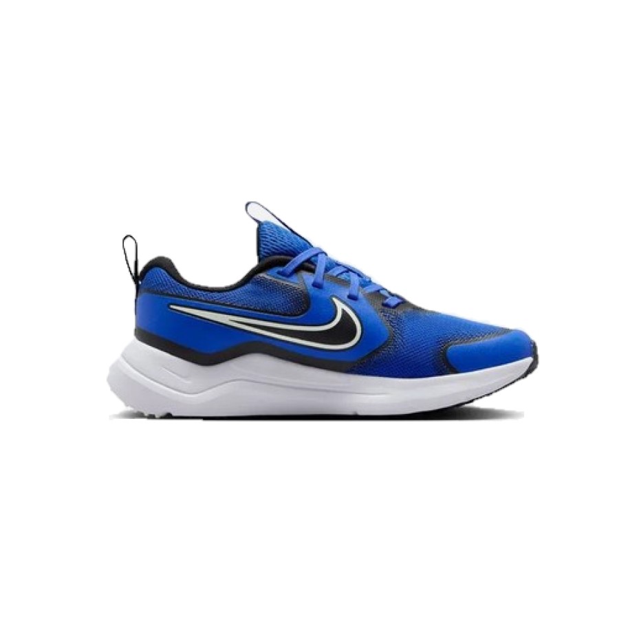 Nike Cosmic Runner GS - Vista lateral exterior – logotipo Swoosh y diseño deportivo