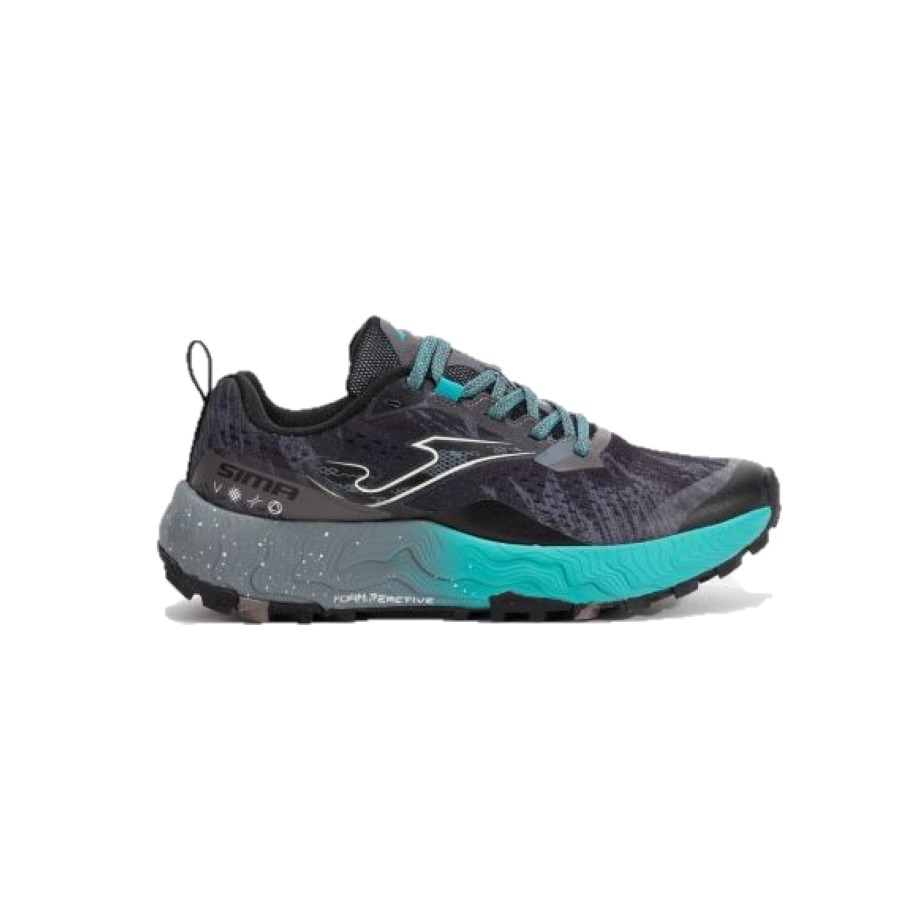 Zapatillas de trail running para mujer - Joma Sima - TKSMLW2531 - Negro/Azul