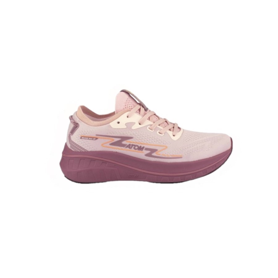 Zapatilla de running para mujer - Atom GP Max Mousse Foam - AT178 PURPLE - Vista Lateral