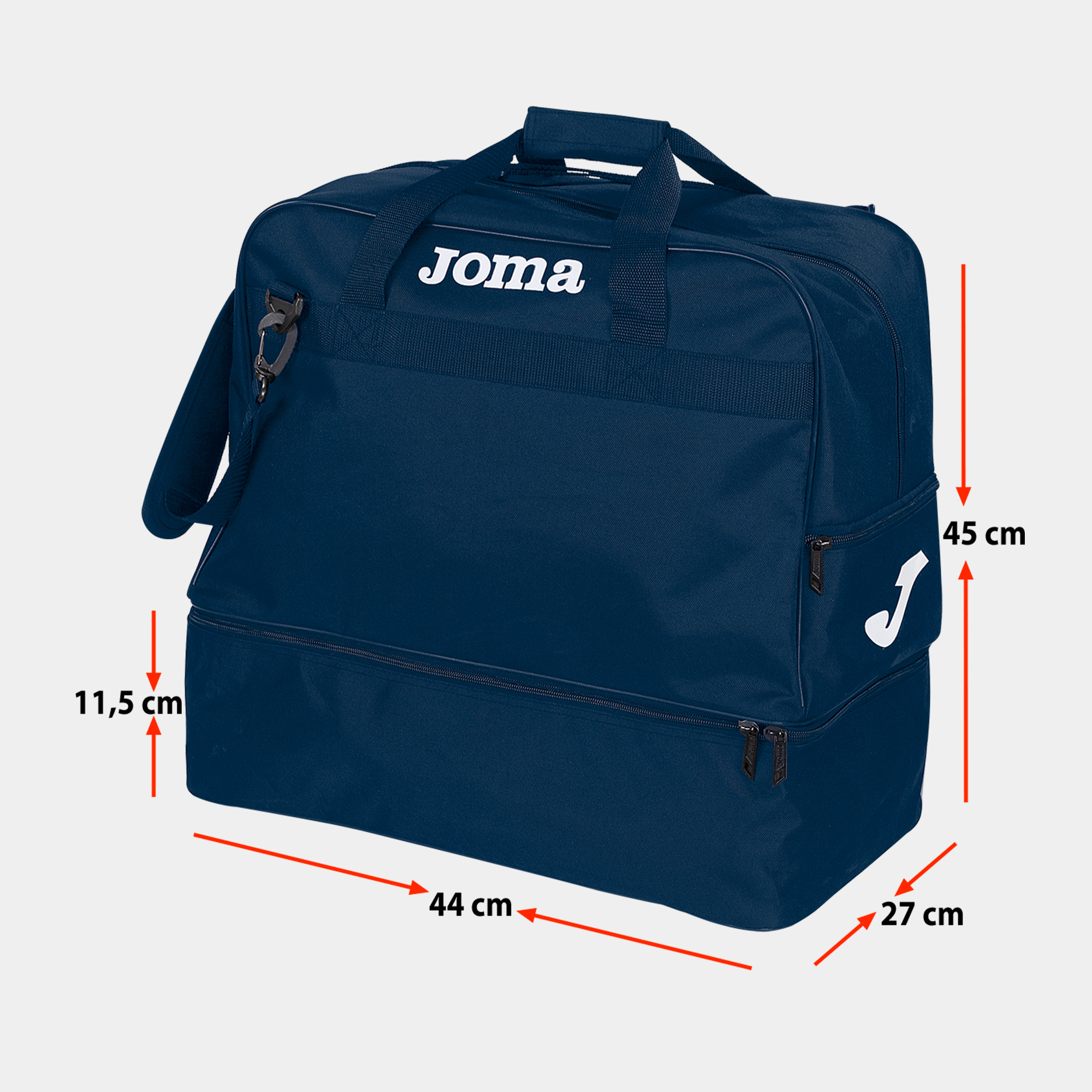 BOLSA MEDIANA TRAINING III MARINO — JOMA — 400006.300