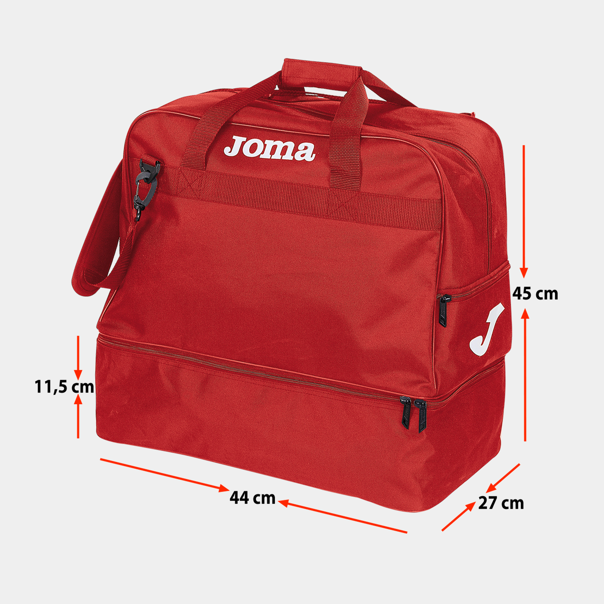 BOLSA MEDIANA TRAINING III ROJO — JOMA — 400006.600