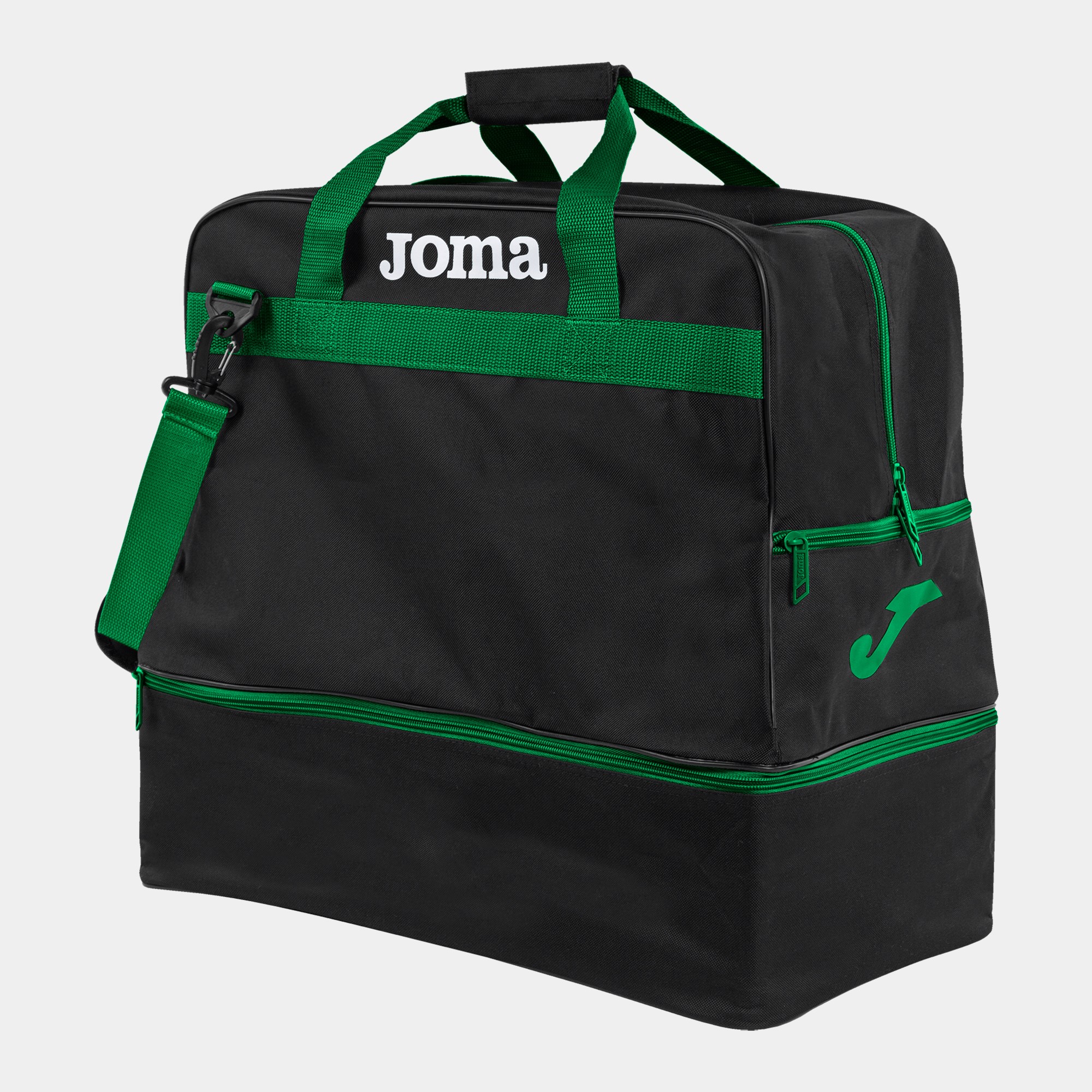 BOLSA DE DEPORTE GRANDE TRAINING III NEGRO VERDE — JOMA — 400007.104