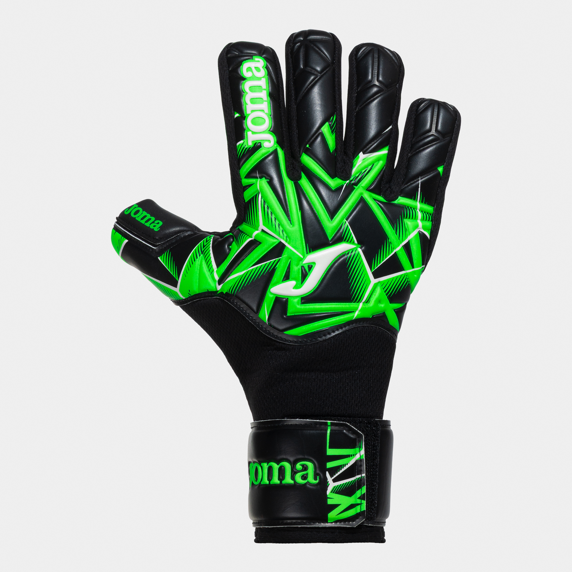 GUANTES PORTERO BRAVE NEGRO VERDE FLUOR — JOMA — 401947.117