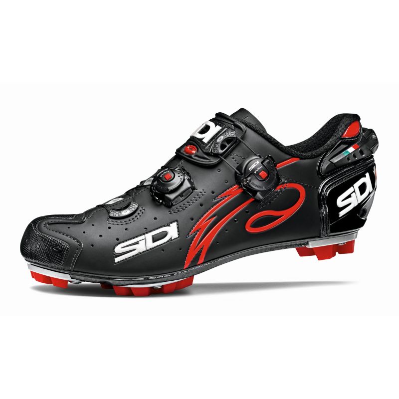 ZAPATILLAS SIDI MTB DRAKO CARBON NEG MATE/ROJ - 690742 ferrersport.com | Tienda de deportes