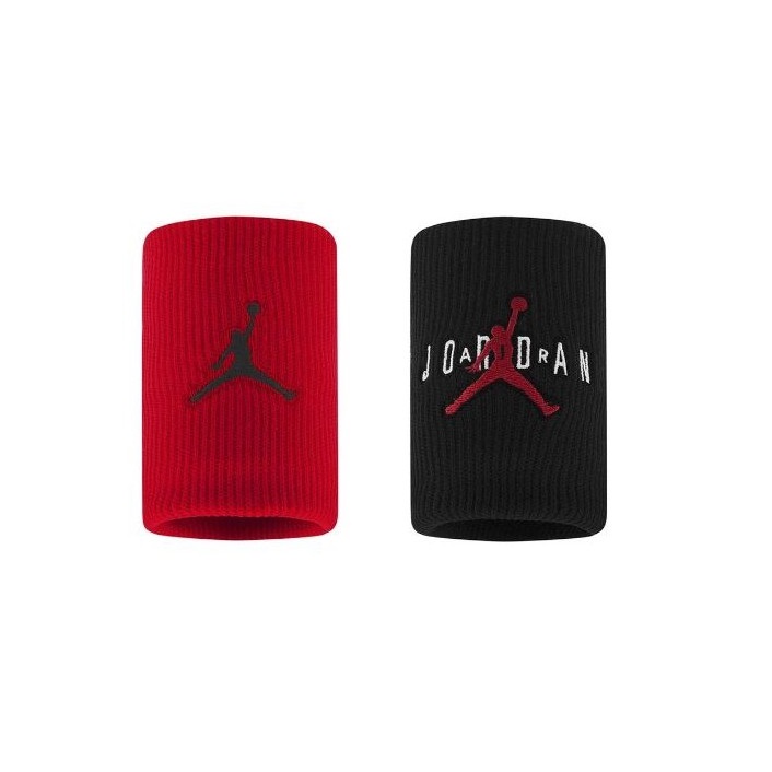 Muñequeras-Nike-JordanTerryWristbands-NegroRojo-Imag1