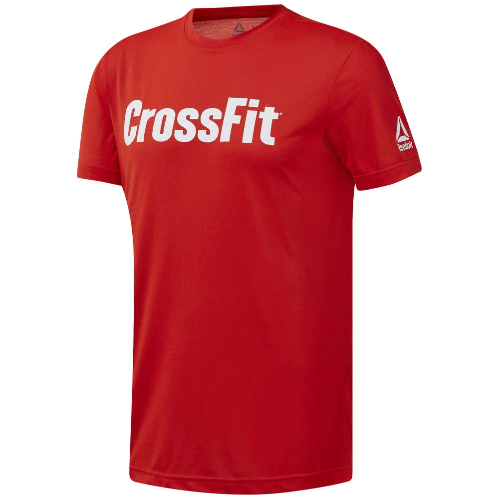 Camisetas reebok crossfit hombre rojas outlet