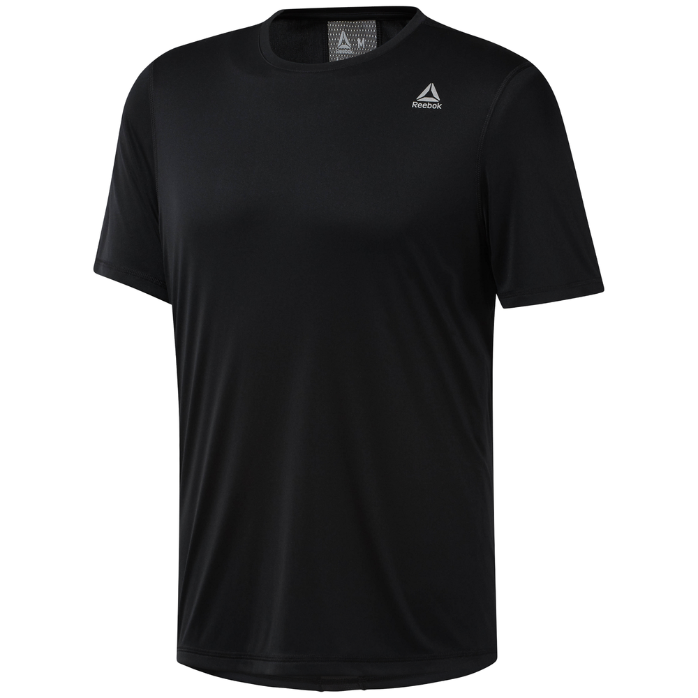 Camiseta Reebok Run Essentials DU4281 negra Tienda online de deportes