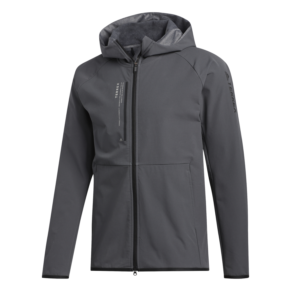 Chaqueta técnica con capucha - Hombre - Adidas Terrex Felsblock Fleece - FK8909 | ferrersport.com | Tienda online deportes