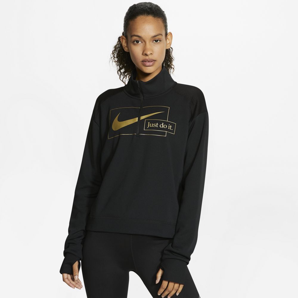 Sudadera de running - Mujer - Nike Icon Negro - ferrersport.com | Tienda online de deportes