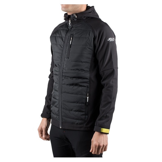 Chaqueta de Entretiempo para Hombre Vega color Negro y Amarillo Fluor de  Hevik HJS311MB