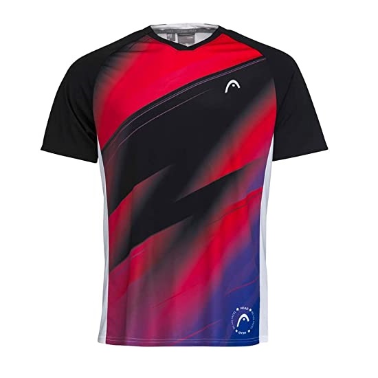 camiseta-head-play-tech-padel-rojo-imag1