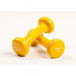 pesas de vinilo 0.5 kg Amaya Sport - color amarillo