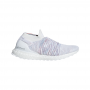 Zapatilla de running para hombre ADIDAS UltraBoost Laceless (sin cordones) B37686 color blanco/rojo/verde