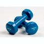 pesas de vinilo Amaya Sport 1 kg - color azul