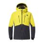 Chaqueta de esquí para hombre - Descente Shoulder Padd - DW5FJK11MU BKGR - Negro - Amarillo