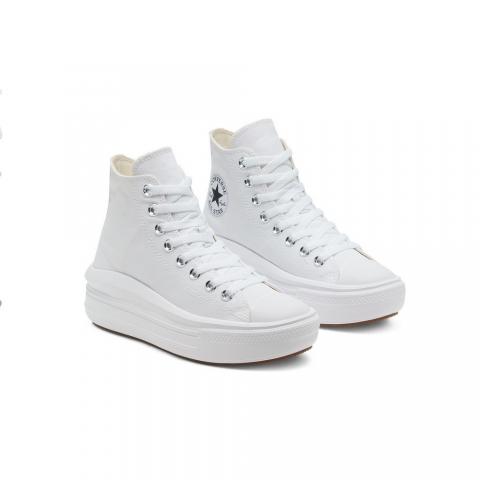 Bota Converse Chuck Taylor All Star Move High Top Blanco - 568498C | ferrersport.com de deportes