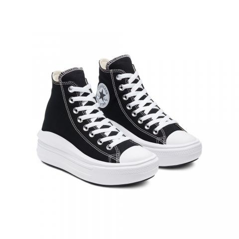 Bota Chuck Taylor All Star Move Top Negro - 568497C | Ferrer sport | Tienda online de deportes