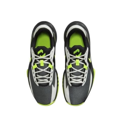 Zapatillas de baloncesto Nike Precision 6 para hombre, modelo DD9535-009, negras y grises, con diseño ligero y amortiguación para mayor rapidez en la cancha