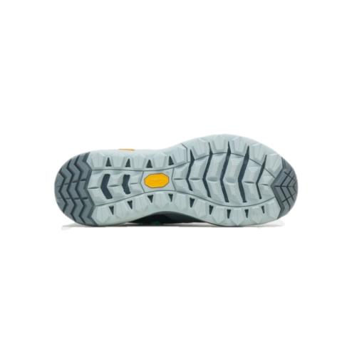 Merrell Siren 4 GTX suela Vibram, con tacos agresivos para máxima tracción.