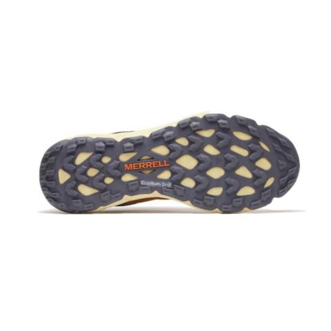 Zapatillas trail running hombre Merrell Nova 4 Low naranja y amarillo con suela Quantum Grip