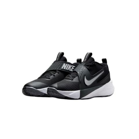 Zapatilla baloncesto niño - Nike Team Hustle D 12 JR - HF6279-002 - Vista ángulo