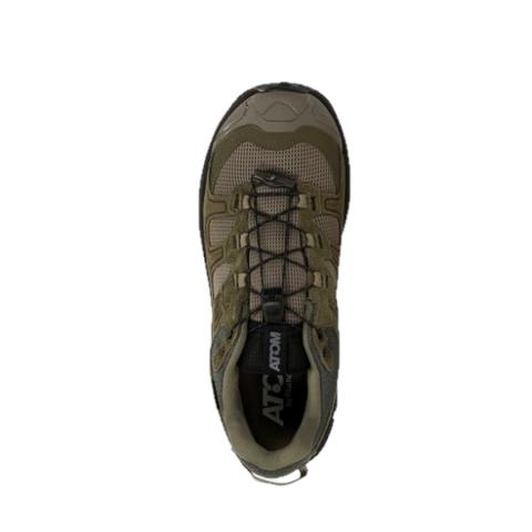 Zapatillas trekking para hombre - Atom Hard-Rally - AT192 - Marrón - Vista superior