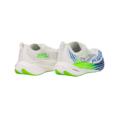 Zapatilla de running para hombre - Joma R-1000 2602 - Blanco - Azul - Vista trasera