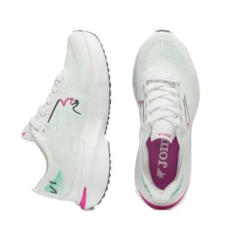 Zapatilla de running para mujer - Joma Strorm Viper - RVIPLS2602 - Blanco/verde-rosa