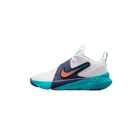 Zapatilla baloncesto niño - Nike Team Hustle D 12 JR - HF6279-107 - Vista lateral