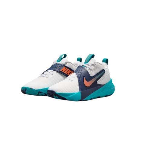 Zapatilla baloncesto niño - Nike Team Hustle D 12 JR - HF6279-107 - Vista ángulo