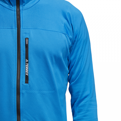 Adidas tracerocker hooded fleece jacket online