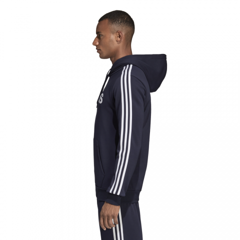 Sudadera con capucha Essentials 3 bandas - DU0494 | Ferrer Sport | Tienda  online de deportes