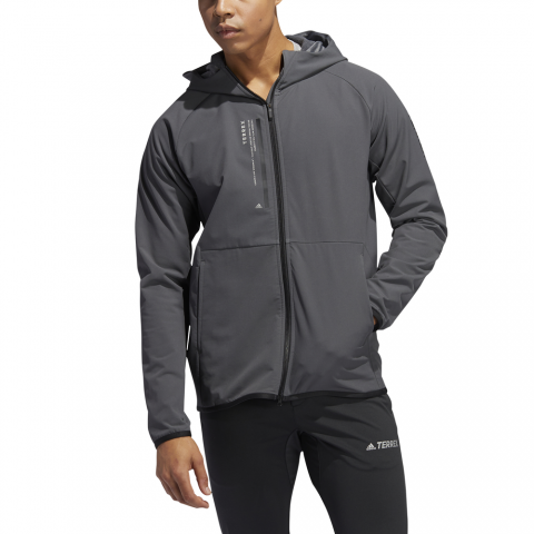 Chaqueta técnica con capucha - Hombre - Adidas Terrex Felsblock Fleece -  FK8909 | ferrersport.com | Tienda online de deportes