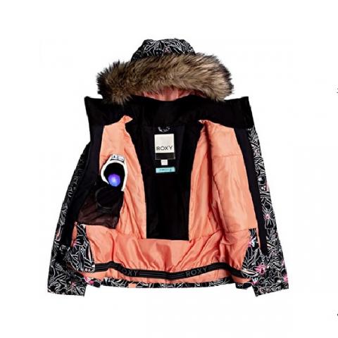 Chaqueta de esquí - Niña Roxy Jet Ski Negro - ERGTJ03104-KVM1 ferrersport.com | Tienda online