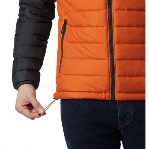 Chaqueta - Hombre - Columbia Powder Lite Negro/Naranja - 1693931