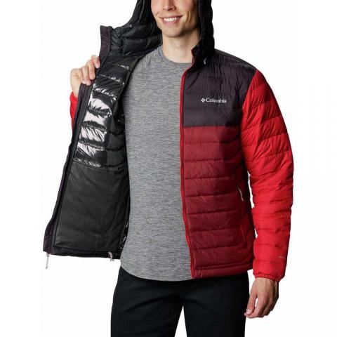 Chaqueta - Hombre - Columbia Powder Lite Granate-Rojo/Morado - 1693931 666  | ferrersport.com | Tienda online de deportes