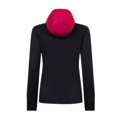 Cortavientos para mujer - Rock Manitoba 3.0 hybrid - REWJ07921 D256 - color rosa-negro