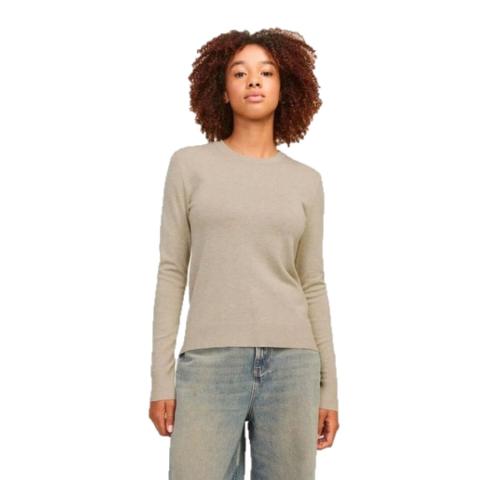 jersey-mujer-jack-and-jones-jxcara-comfy-crew-12255368-beis-img2