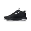 zapatatilla baloncesto para niño-Under armour GS 6-color negro-blanco-img1