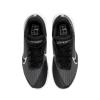 Zapatillas NikeCourt Air Zoom Vapor Pro 2 desde arriba, mostrando cordones asimétricos y lengüeta acolchada.