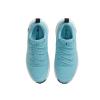 Vista superior del par de zapatillas Nike Metcon Free en azul claro, con cordones planos y lengüeta con tirador, mostrando el diseño simétrico y transpirable del empeine.
